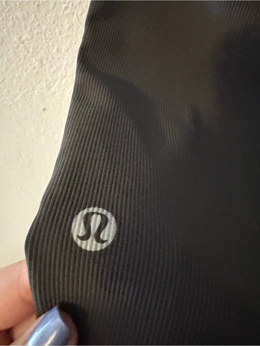 lululemon athletica Black Ribbed Leggings